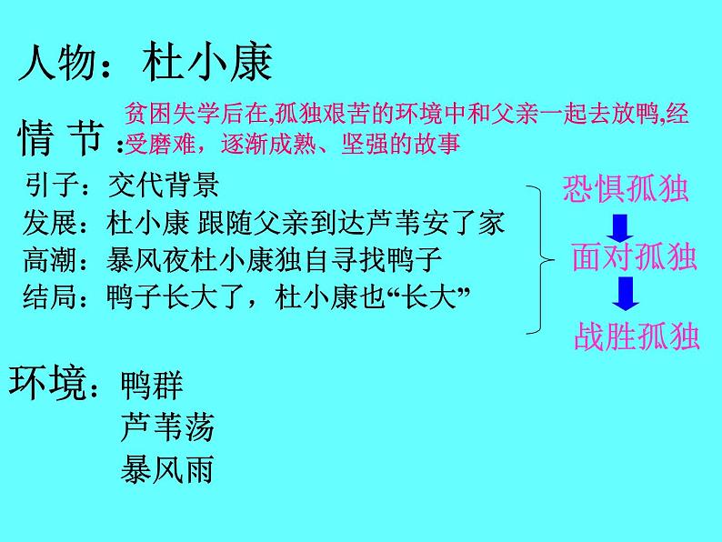 部编版九年级语文上册17《孤独之旅》课件03