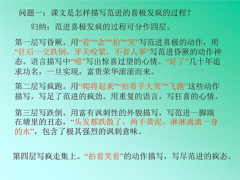 部编版九年级语文上册23《范进中举》课件08
