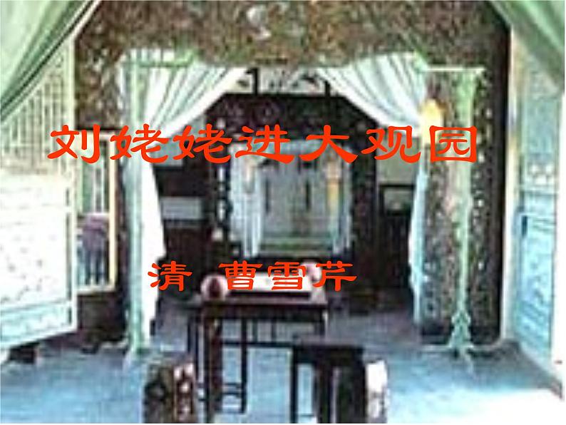 部编版九年级语文上册25《刘姥姥进大观园》课件04