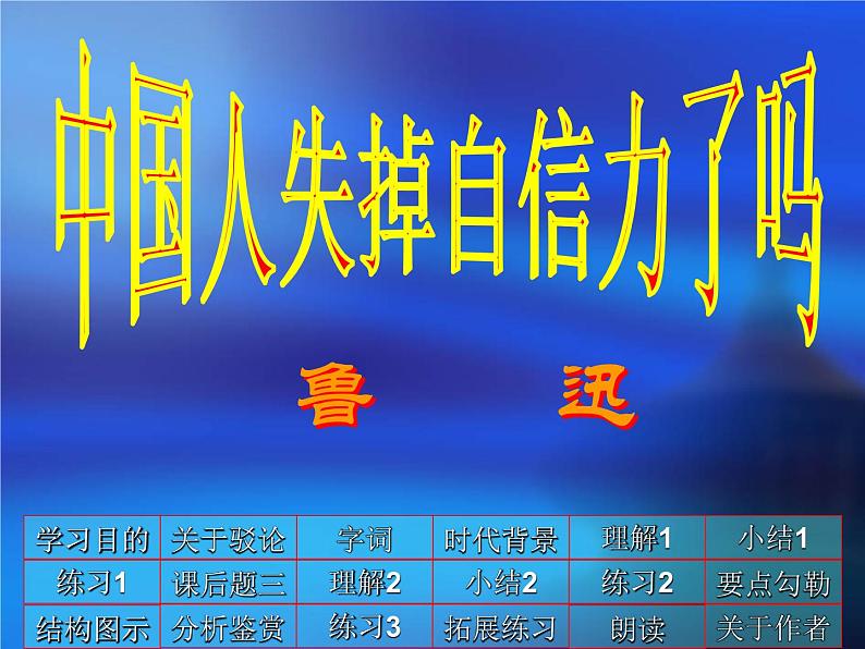 部编版九年级语文上册18《中国人失掉自信力了吗》课件03