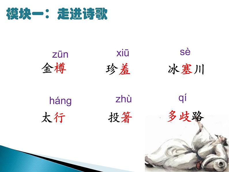 部编版九年级语文上册13.诗词三首-行路难（其一）课件4第3页