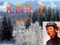 人教部编版九年级上册1 沁园春·雪课前预习课件ppt