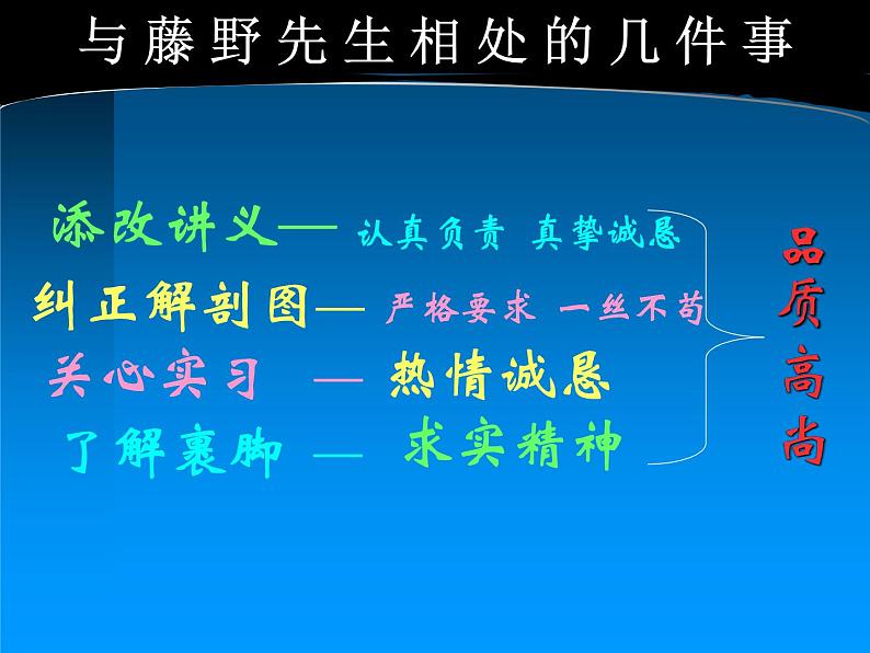 部编版八年级语文上册--6《藤野先生》课件07