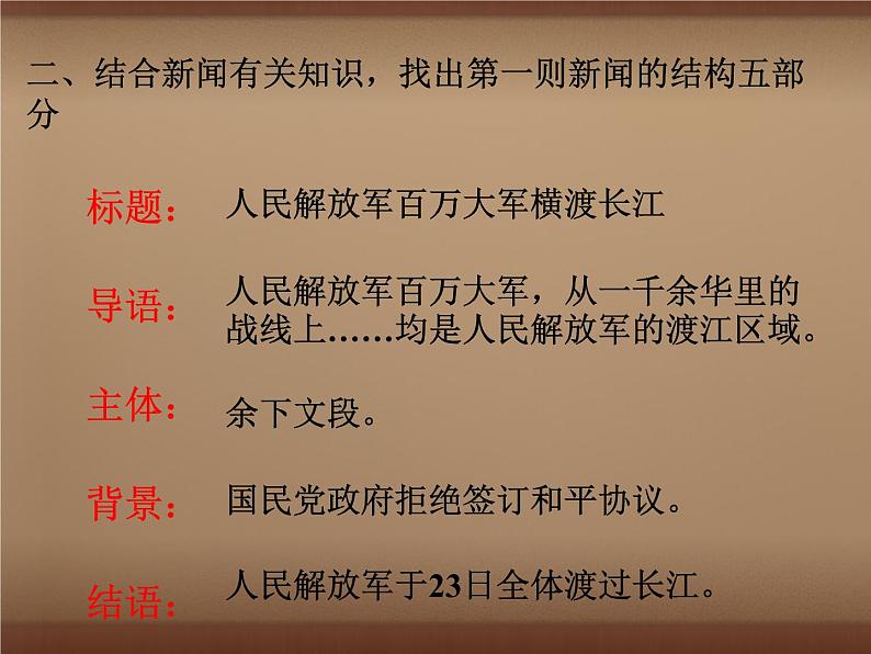 部编版八年级语文上册--1.2《人民解放军百万大军横渡长江》课件3第8页