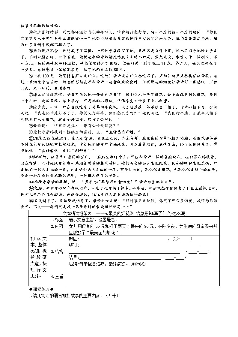 第1讲 【阅读】记叙文：梳理内容把握思路03