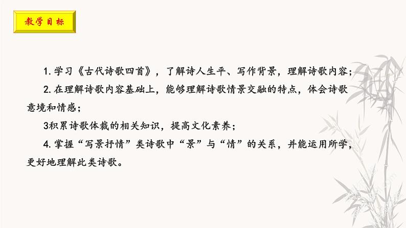 第2讲 【古诗】《古代诗歌四首》精读 课件02
