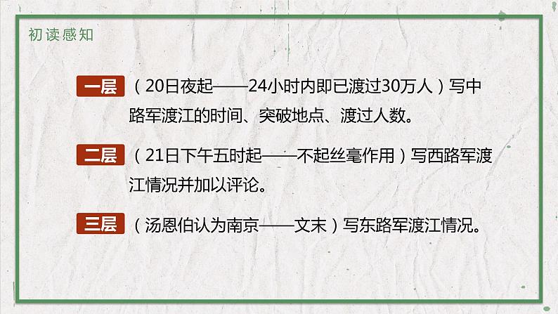 部编版语文八年级上册 教学课件_消息二则（人民解放军百万大军横渡长江）06
