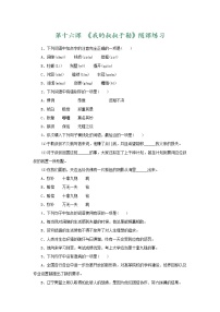 初中语文人教部编版九年级上册16 我的叔叔于勒当堂检测题
