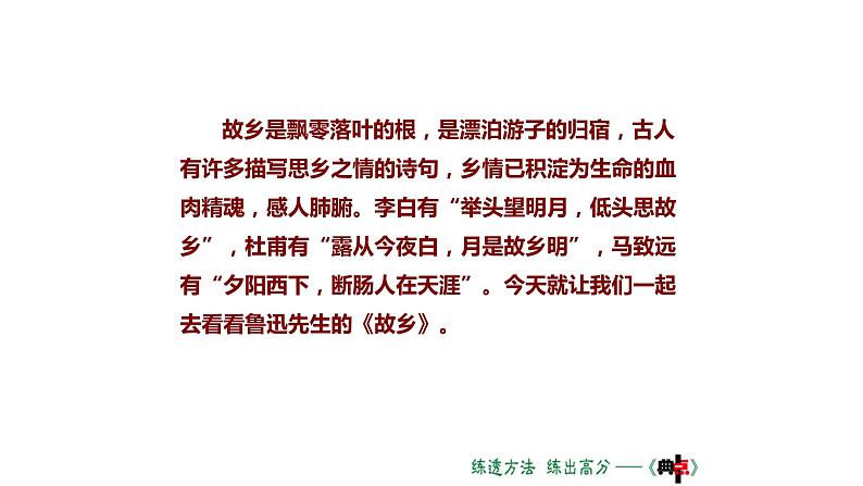 部编版语文九年级上册 教学课件_故乡202