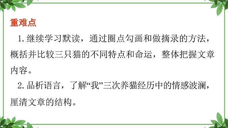 部编版语文七年级上册 教学课件_猫203