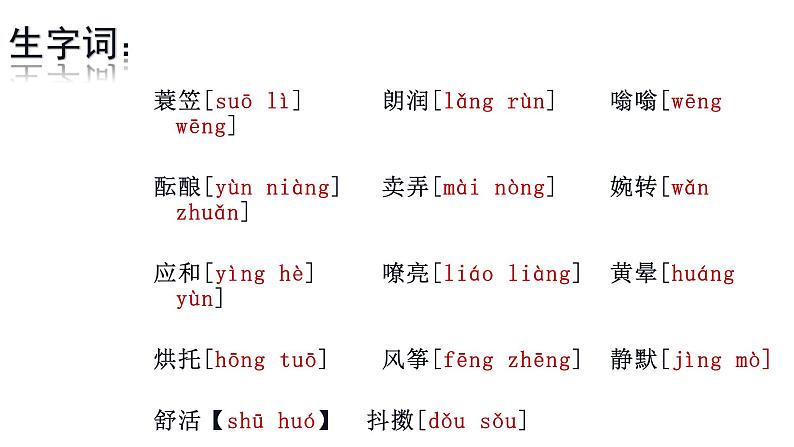 第1课 春 课件 2022-2023学年部编版语文七年级上册05