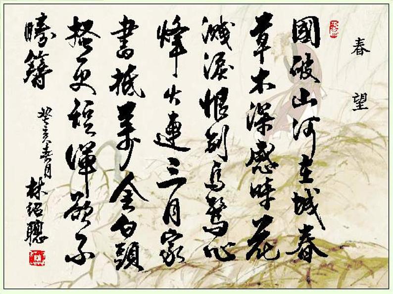 部编版八年级语文上册-26.诗词五首--《春望》课件3第3页