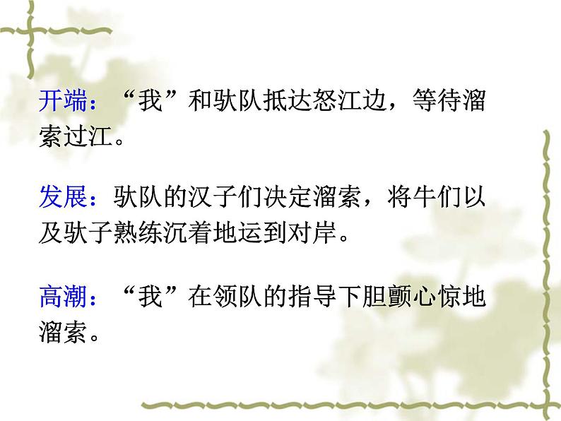 部编版语文九年级下册 教学课件_ 溜索308