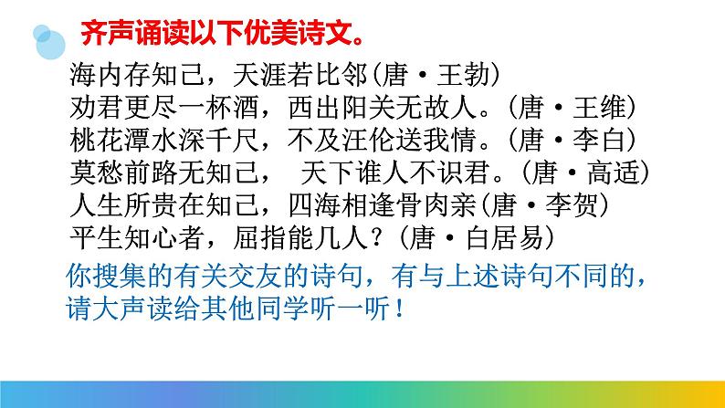 部编版七年级语文上册--综合性学习《有朋自远方来》课件1第4页