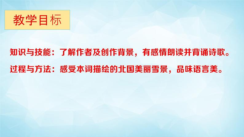 2022年九年级上册第一单元1《沁园春.雪》授课课件第3页