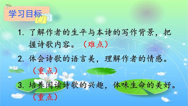 部编版九年级语文上册--5.你是人间的四月天--课件第2页