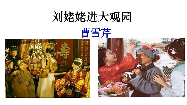 部编版九年级语文上册--25.刘姥姥进大观园--课件2第2页