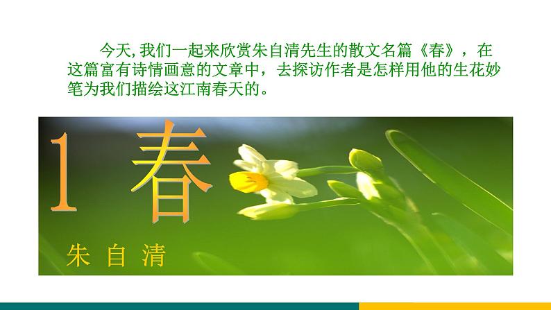 统编版中学语文七年级上 第一单元  1  春 课件第3页