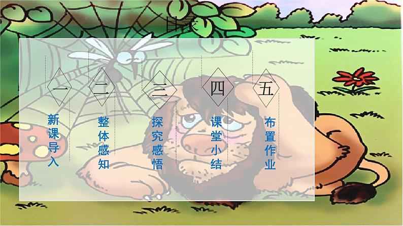 22 寓言四则《蚊子和狮子》课件+教学设计02