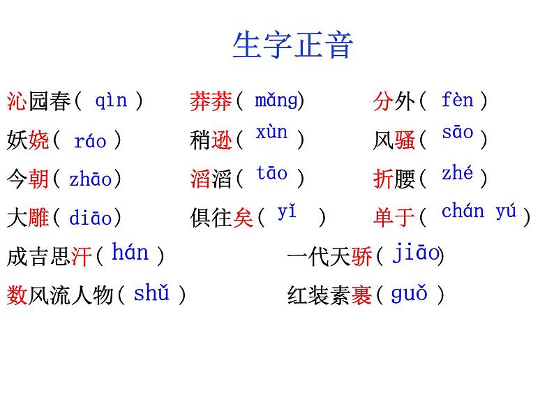 部编版九年级语文上册--1《沁园春·雪》课件--课件5第7页