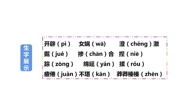 第21课《女娲造人》课件（共23张PPT）2021—2022学年部编版语文七年级上册第4页