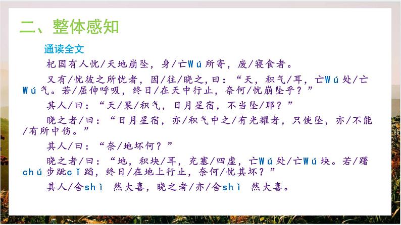 杞人忧天教学课件第7页