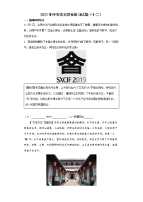 2023年中考语文综合复习试题（十二）