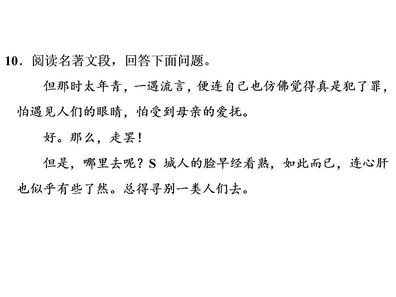 初中语文专项复习-名著阅读第8页