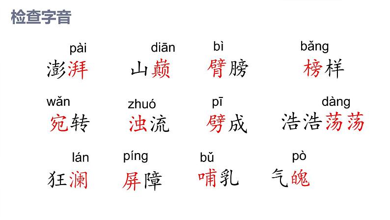 第5课《黄河颂》课件（共17张PPT）2022—2023学年部编版语文七年级下册第6页