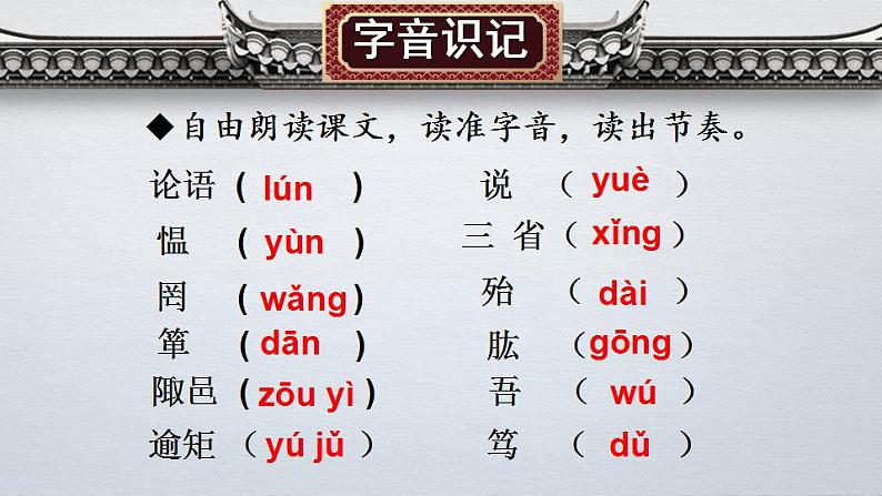 部编版语文《论语》十二章ppt课件05