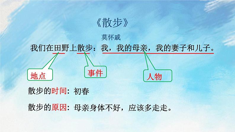 写作 学会记事 课件+教案04
