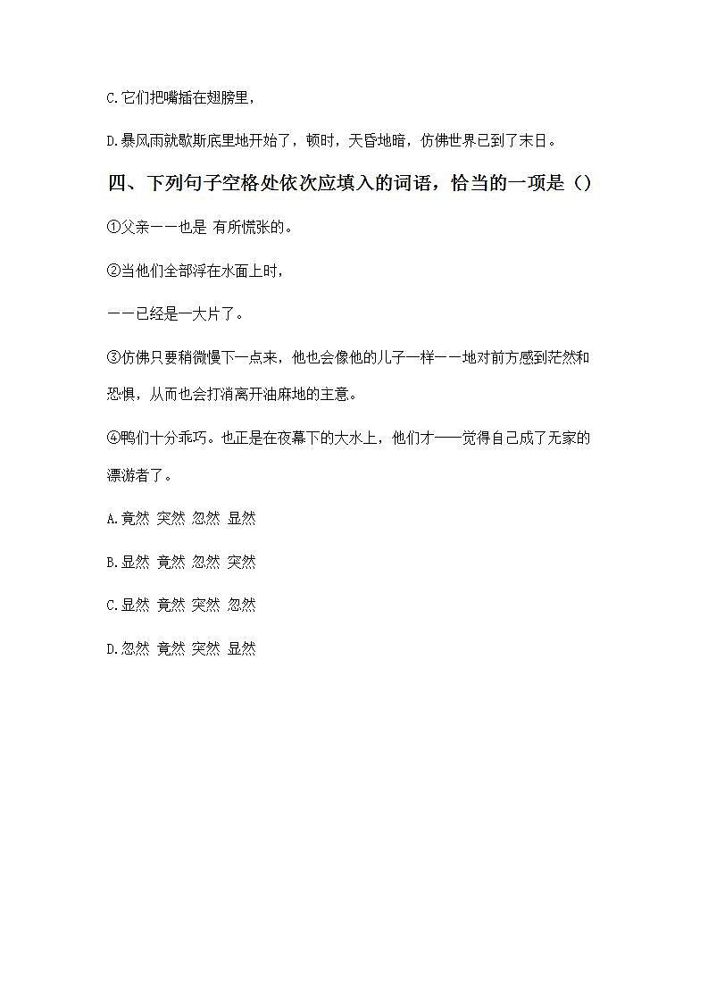 人教版语文九年级上册《孤独之旅》课件+教案+同步练习02