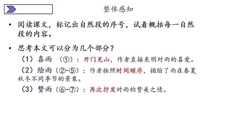 第3课《雨的四季》课件（共28张PPT） 2022—2023学年部编版语文七年级上册第8页
