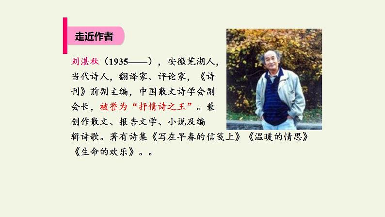 人教部编版语文七年级上册3.雨的四季  课件04