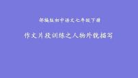 人教部编版语文七年级上册 作文片段训练之人物外貌描写  复习课件