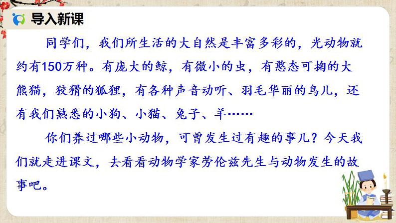 部编版语文七年级上册17 动物笑谈 课件+教案02
