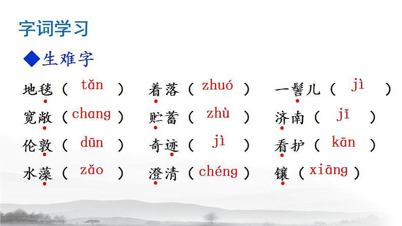 部编版七年级上册第一单元第二课《济南的冬天》第5页