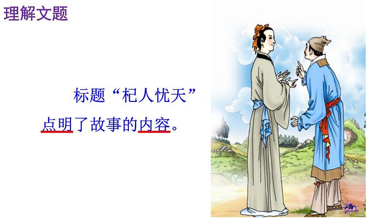 人教部编版七年级语文上册课件第22课 《寓言四则——杞人忧天》精品实用课件第3页