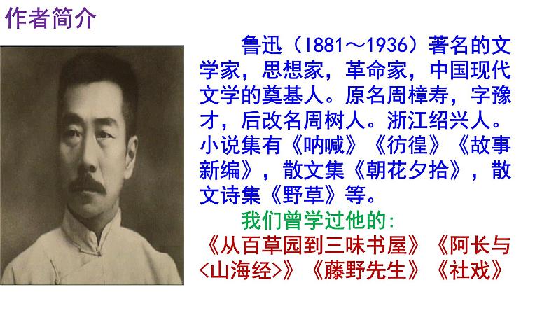 人教部编版九年级语文上册第15课《故乡》精品实用课件04