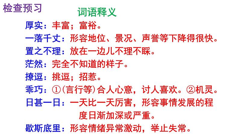 人教部编版九年级语文上册第17课《孤独之旅》精品实用课件08