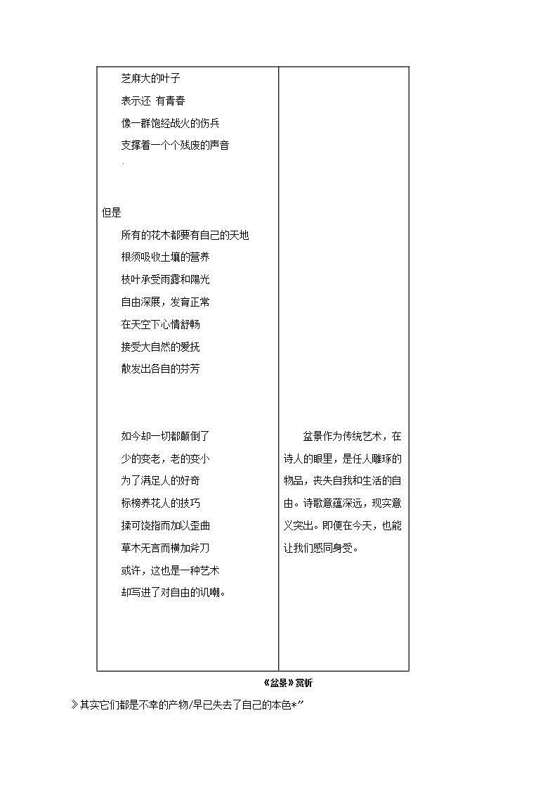 盆景 神秘果 盼望  希望 《艾青诗集》全赏析第2页