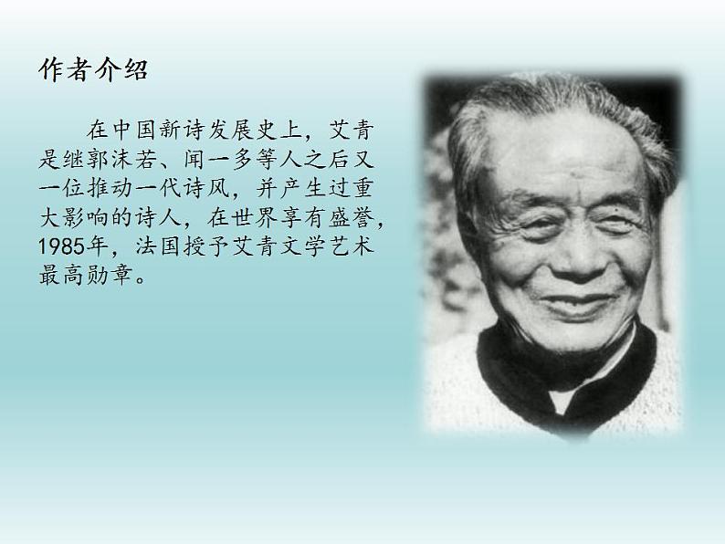 第3课《我爱这土地》课件  2022-2023学年部编版语文九年级上册第4页