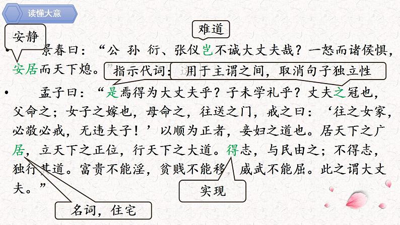 第23课《富贵不能淫》课件  2022-2023学年部编版语文八年级上册07