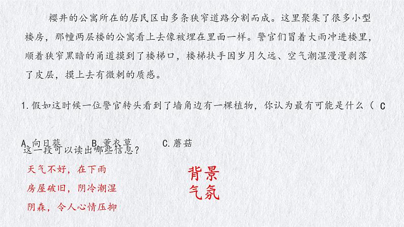中考语文记叙文阅读之环境描写PPT课件04