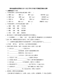 陕西省咸阳市泾阳县2021-2022学年八年级下学期期末语文试卷(word版含答案)