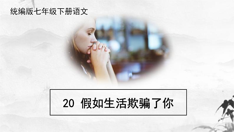 第20课《假如生活欺骗了你》课件02