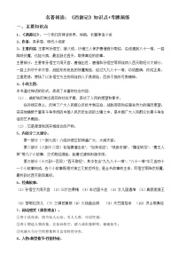 初中语文人教部编版七年级上册第六单元名著导读 《西游记》：精读和跳读课堂检测