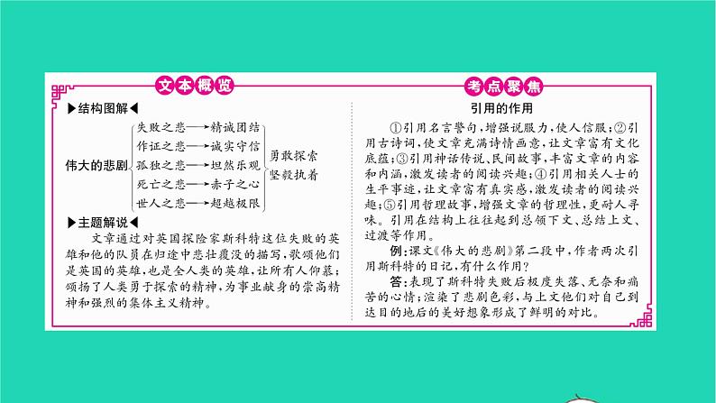 2022部编版语文七年级下册第六单元22伟大的悲剧课件第2页