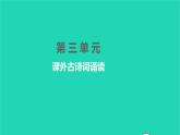 2022部編版語文七年級下冊第三單元課外古詩詞誦讀習題課件