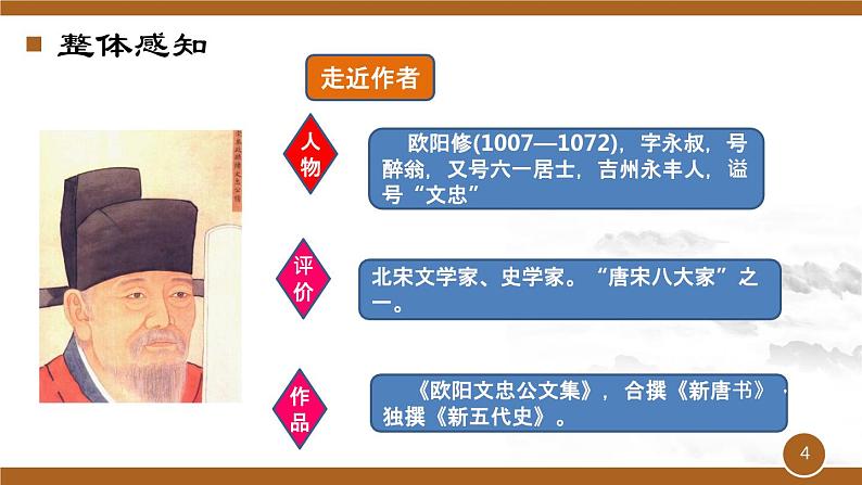 第12课《醉翁亭记》课件（共28张ppt）  2022-2023学年部编版语文九年级上册第4页